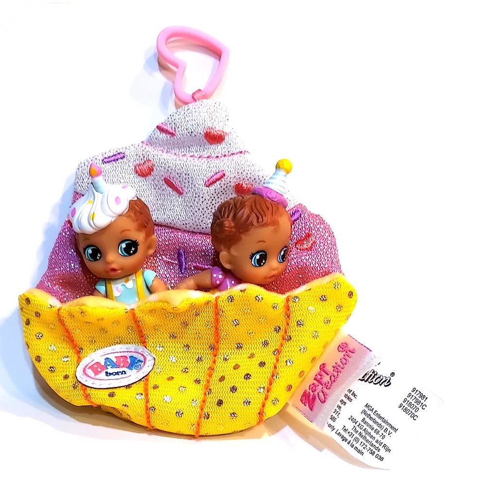Baby Born Surprise Mini Babies Series - Birthday Cupcake Twins ZAPF